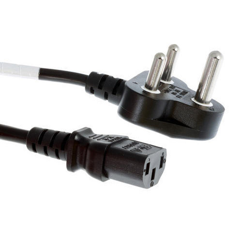 Power Cable India Plug Kettle Lead Cord For Desktop PC / Monitor / SMPS / Printer