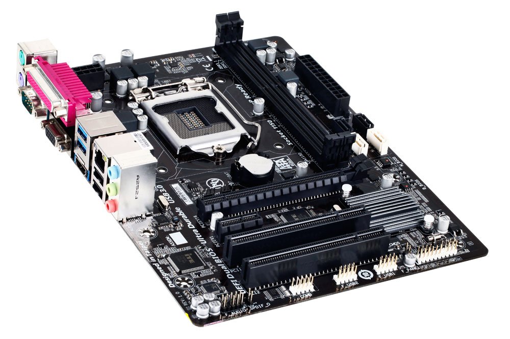 Gigabyte H81M-S2PH - LGA1150 with Parallel + Serial + HDMI + VGA PORTS mATX Motherboard