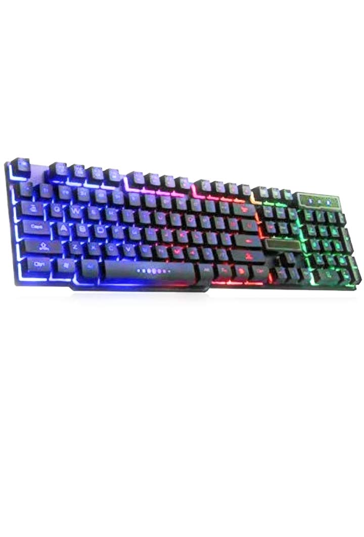 spincart Rainbow 999 Wired USB Gaming Keyboard  (Black)